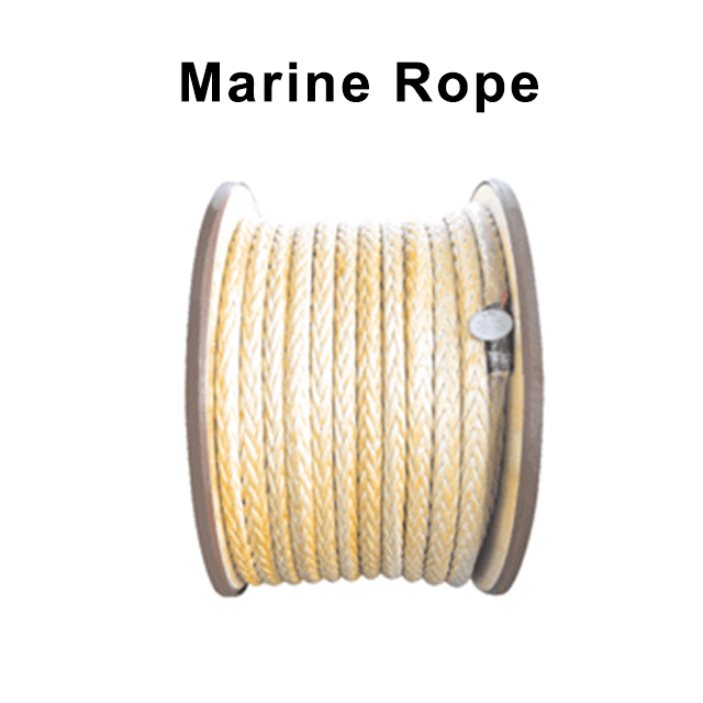 Corde Marine UHMWPE sling100T-500T de levage ronde robuste pour les navires corde tressée simple à 8 brins et 12 brins sans couple